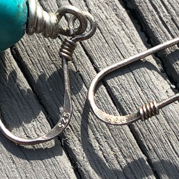 Red Coral / Turquoise Bracelet and Earring Set - Picture 9 of 16